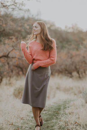 Edyn Clothing Allison Skirt Grey