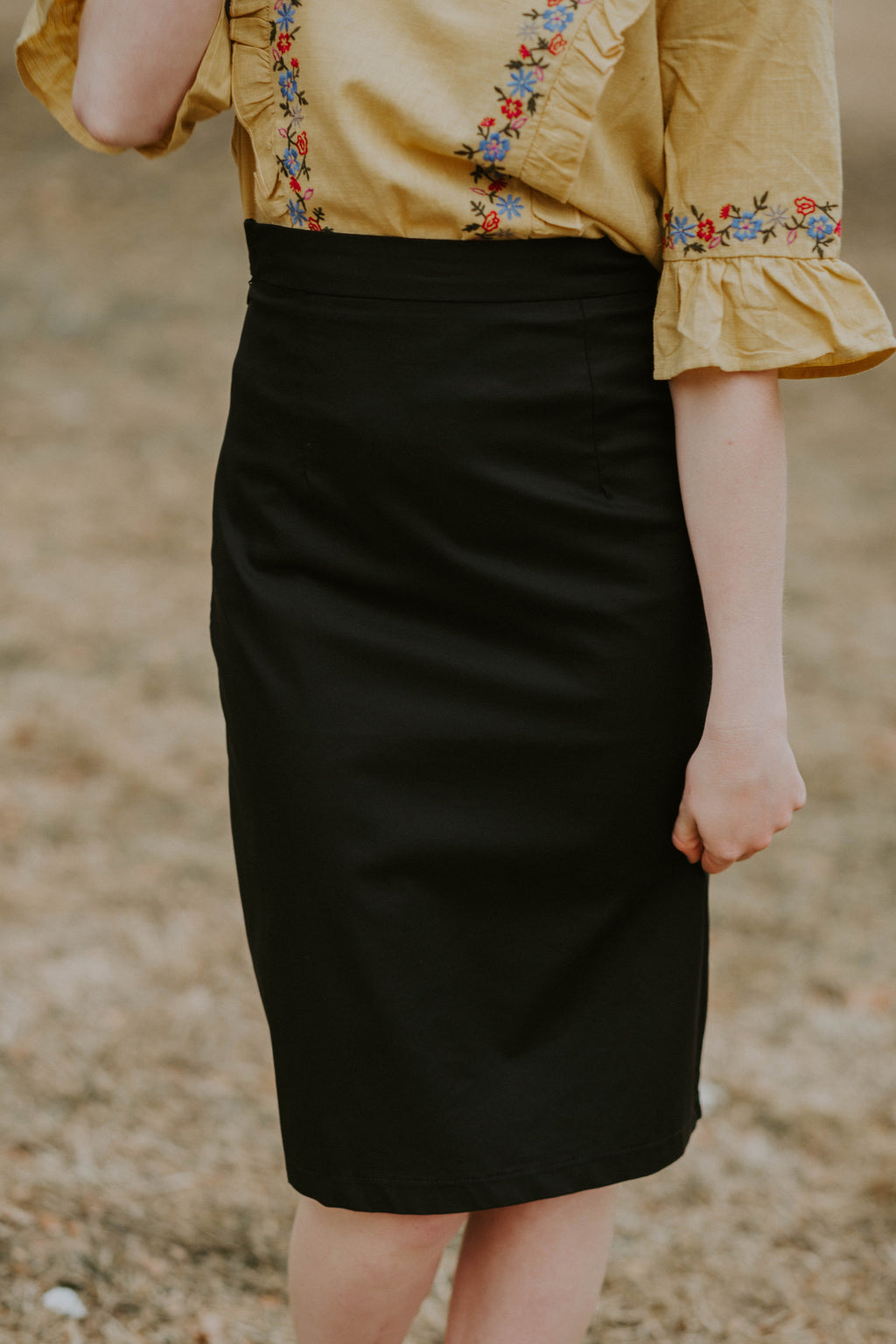 Allison Flex Skirt- Black