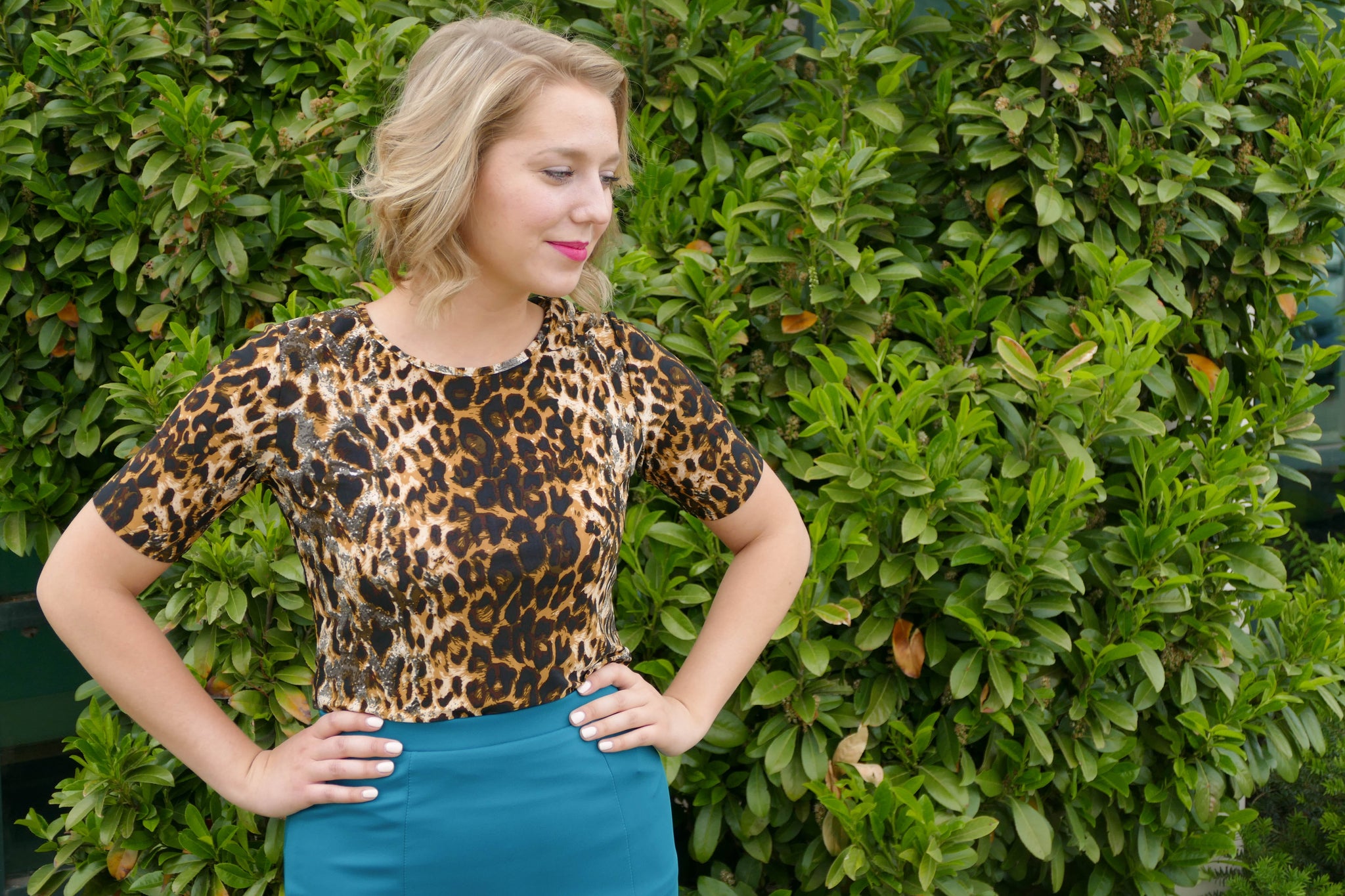 Edyn Clothing Lillie Top Leopard